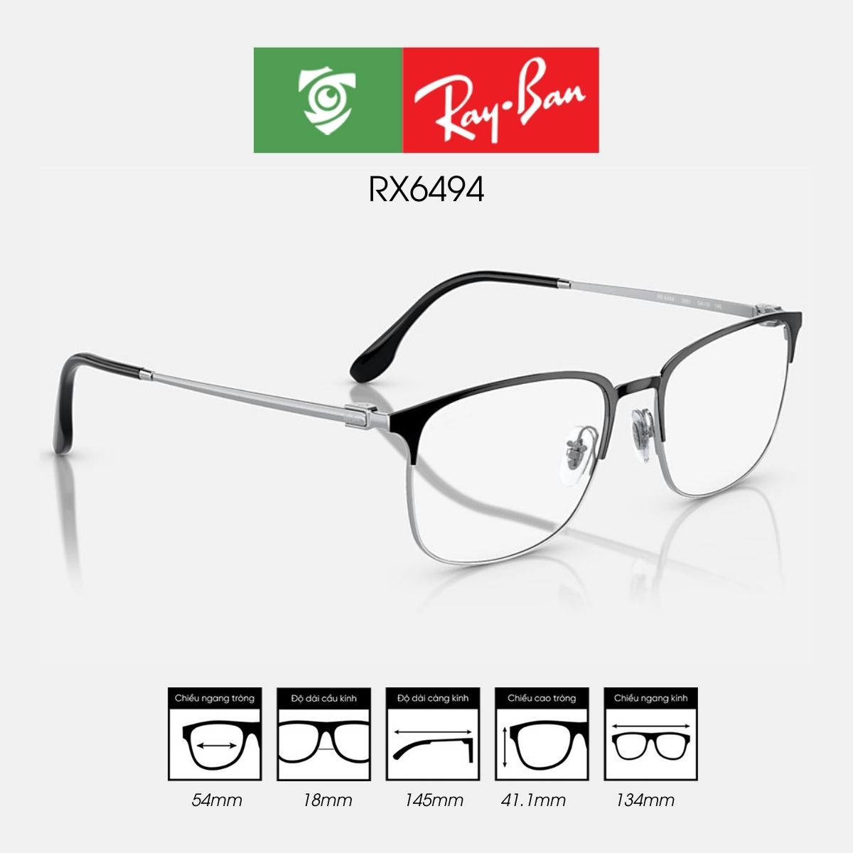 Gọng kính RAYBAN RX6494 - Ảnh 5