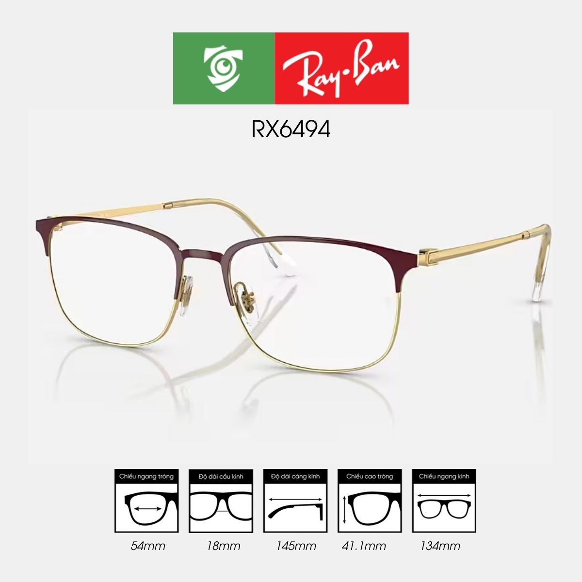 Gọng kính RAYBAN RX6494 - Ảnh 10