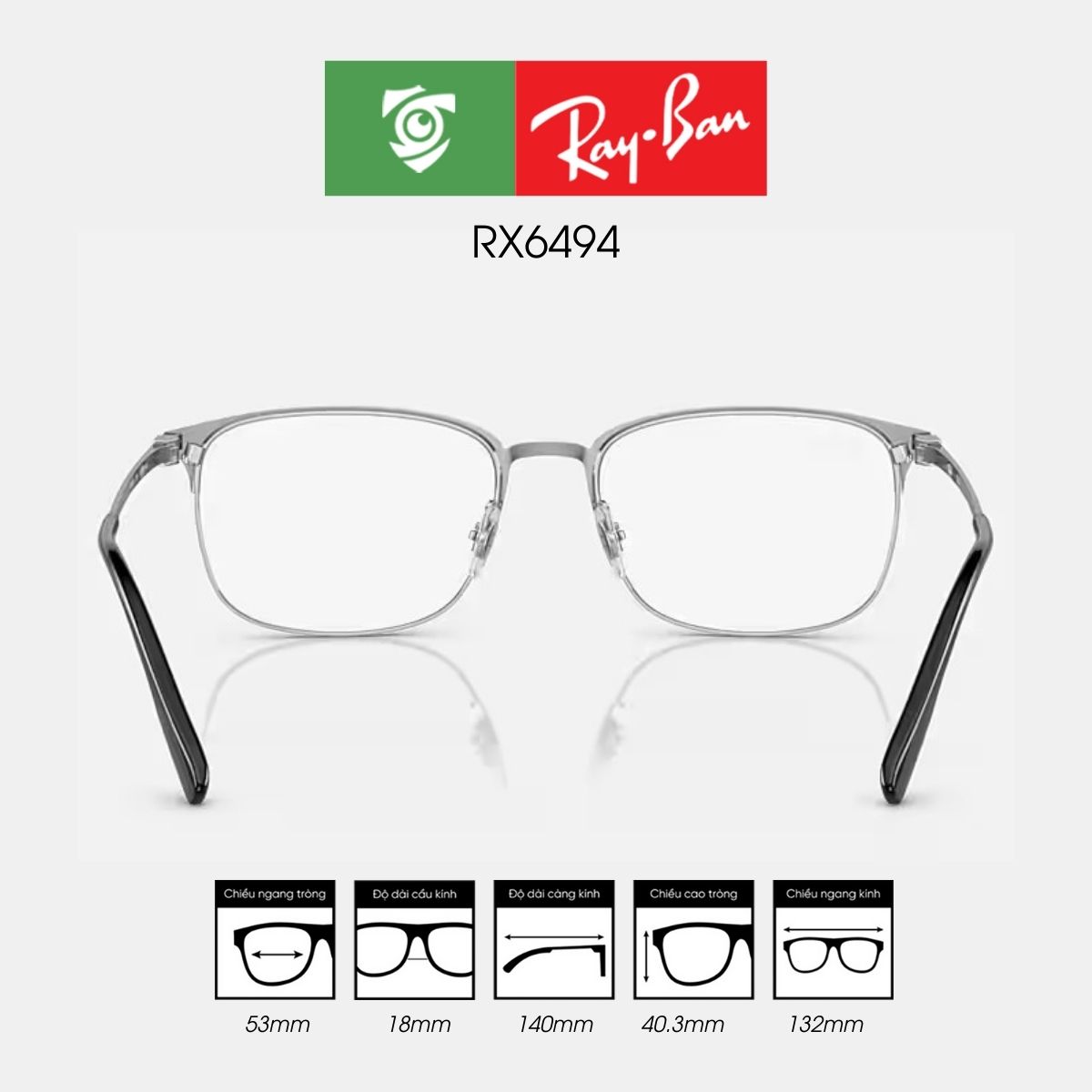 Gọng kính RAYBAN RX6494 - Ảnh 4