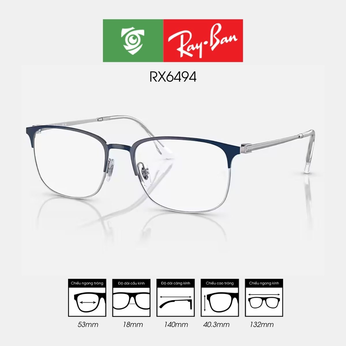 Gọng kính RAYBAN RX6494 - Ảnh 8
