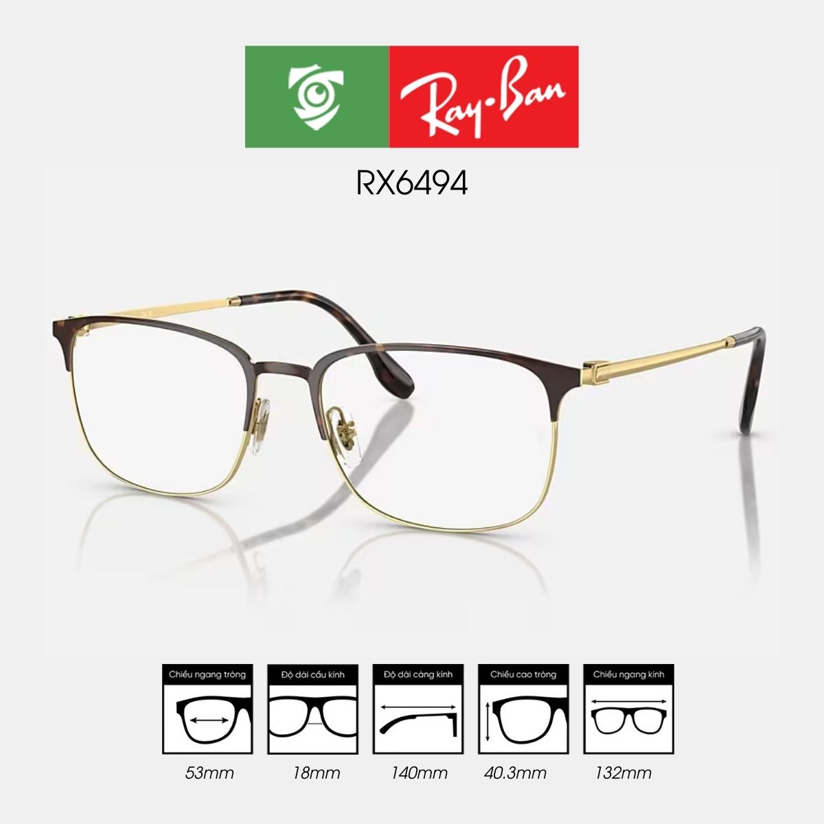 Gọng kính RAYBAN RX6494 - Ảnh 9