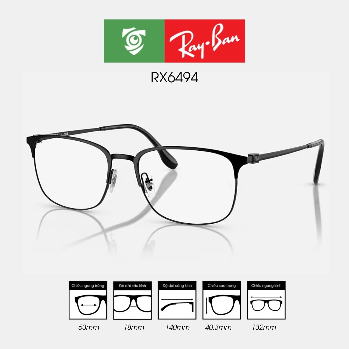 Gọng kính RAYBAN RX6494 - Ảnh 7