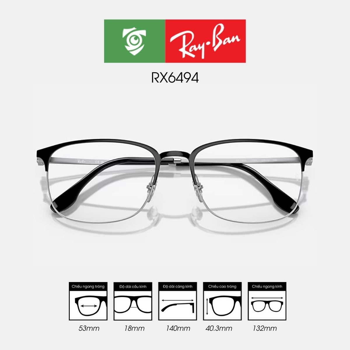 Gọng kính RAYBAN RX6494 - Ảnh 6
