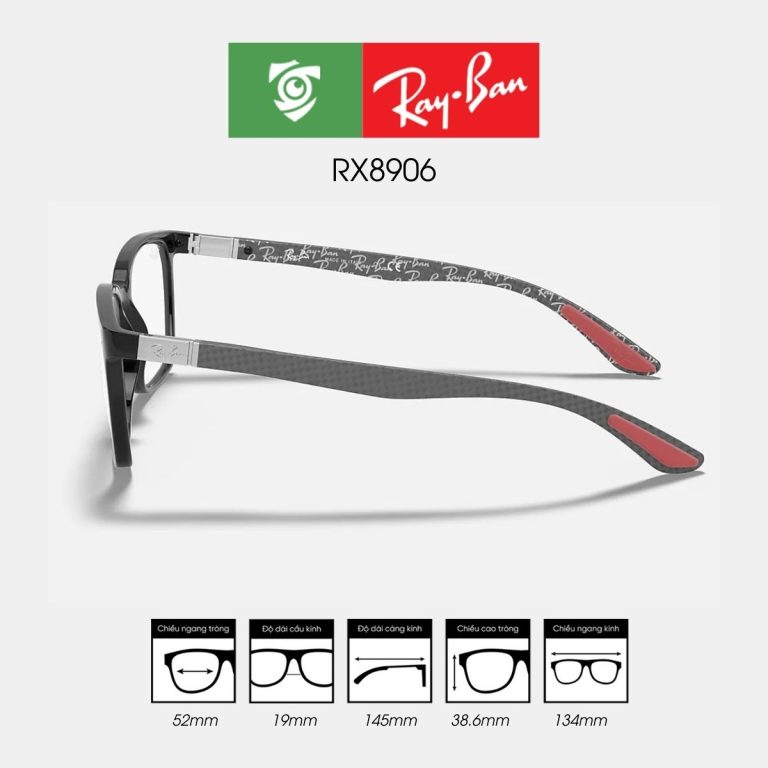 Gọng kính RAYBAN RX8906 - Ảnh 3