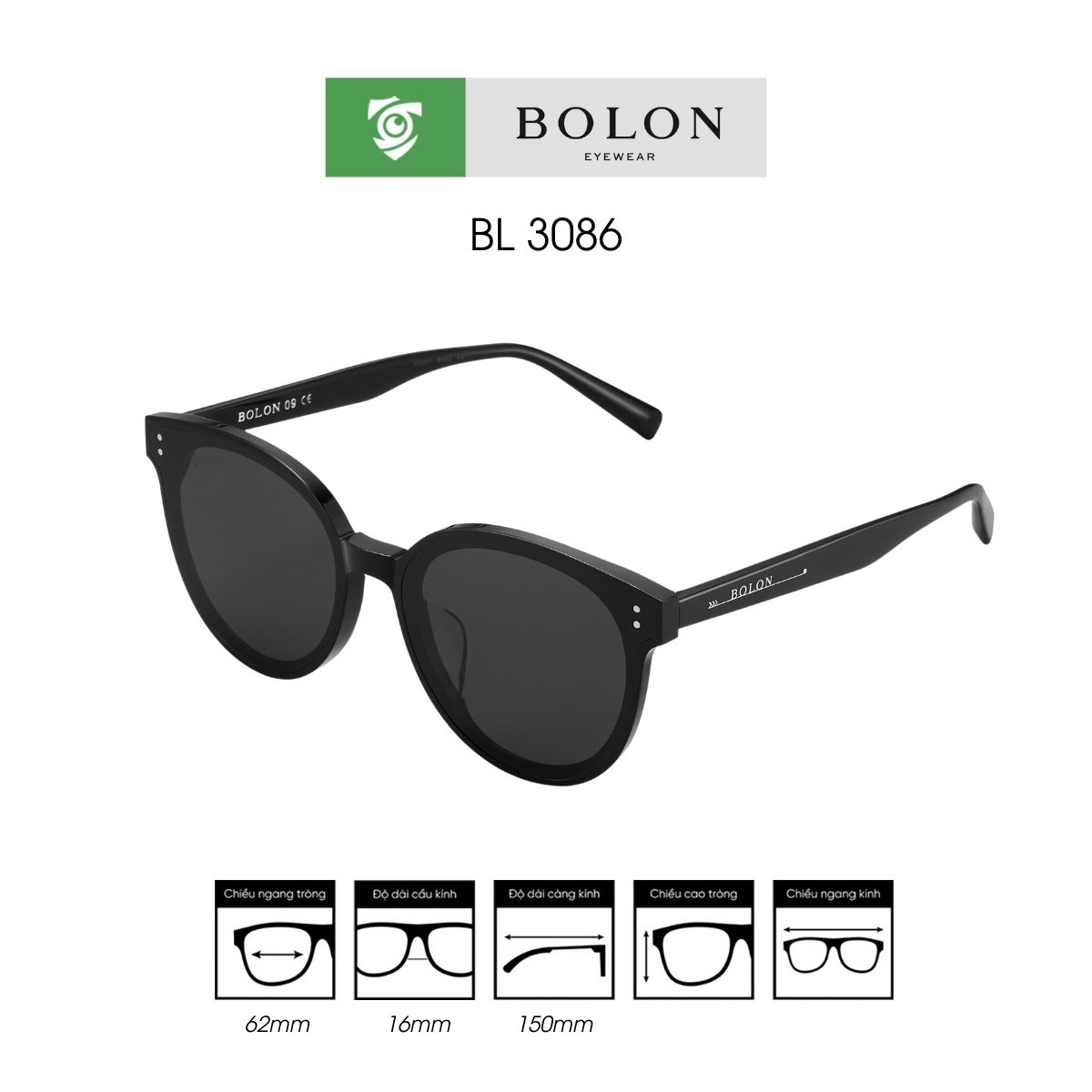Kính mát BOLON BL3086 - Ảnh 1