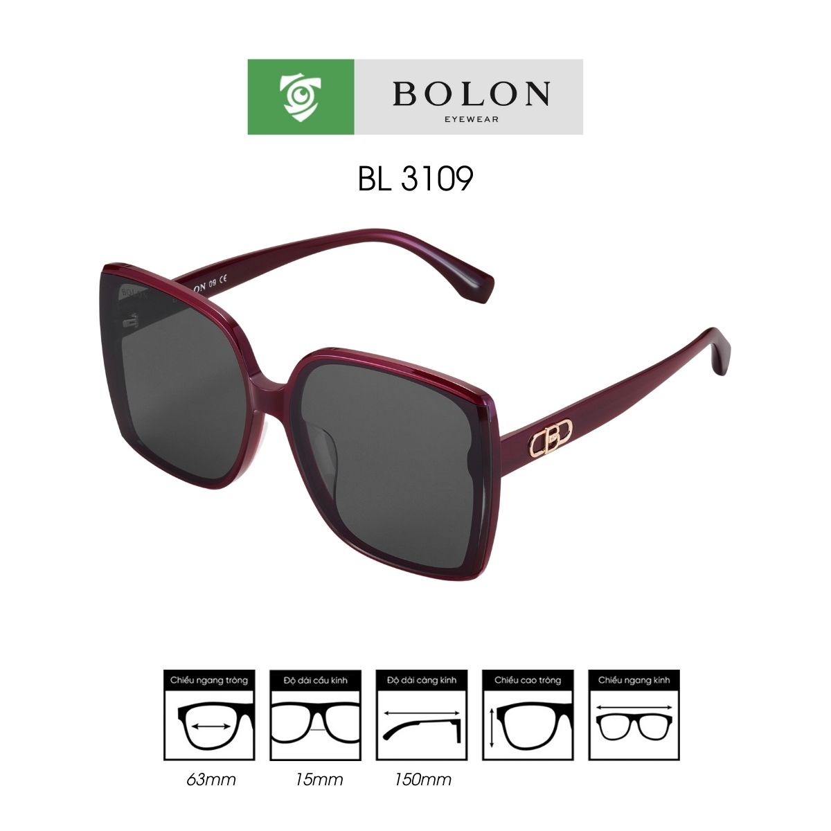 Kính mát BOLON BL3109 - Ảnh 3