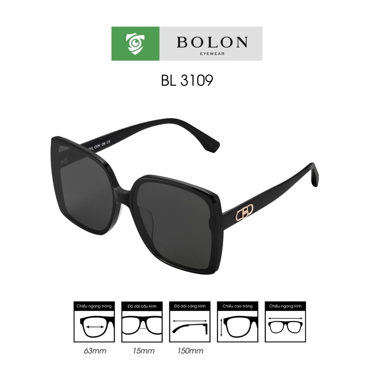 Kính mát BOLON BL3109 - Ảnh 1