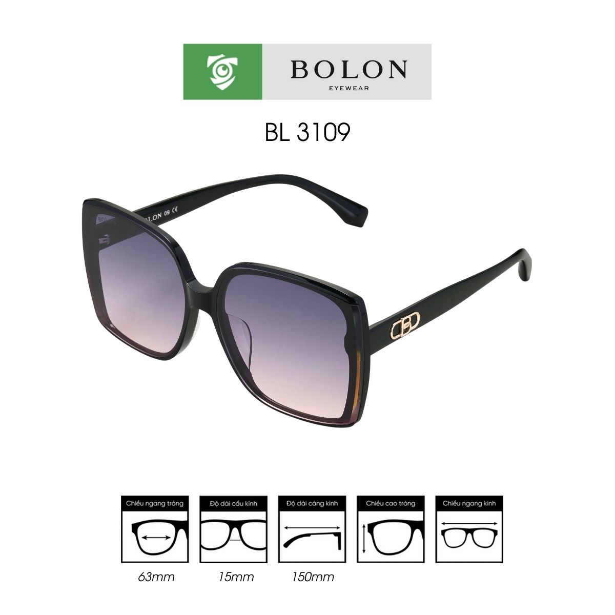 Kính mát BOLON BL3109 - Ảnh 2