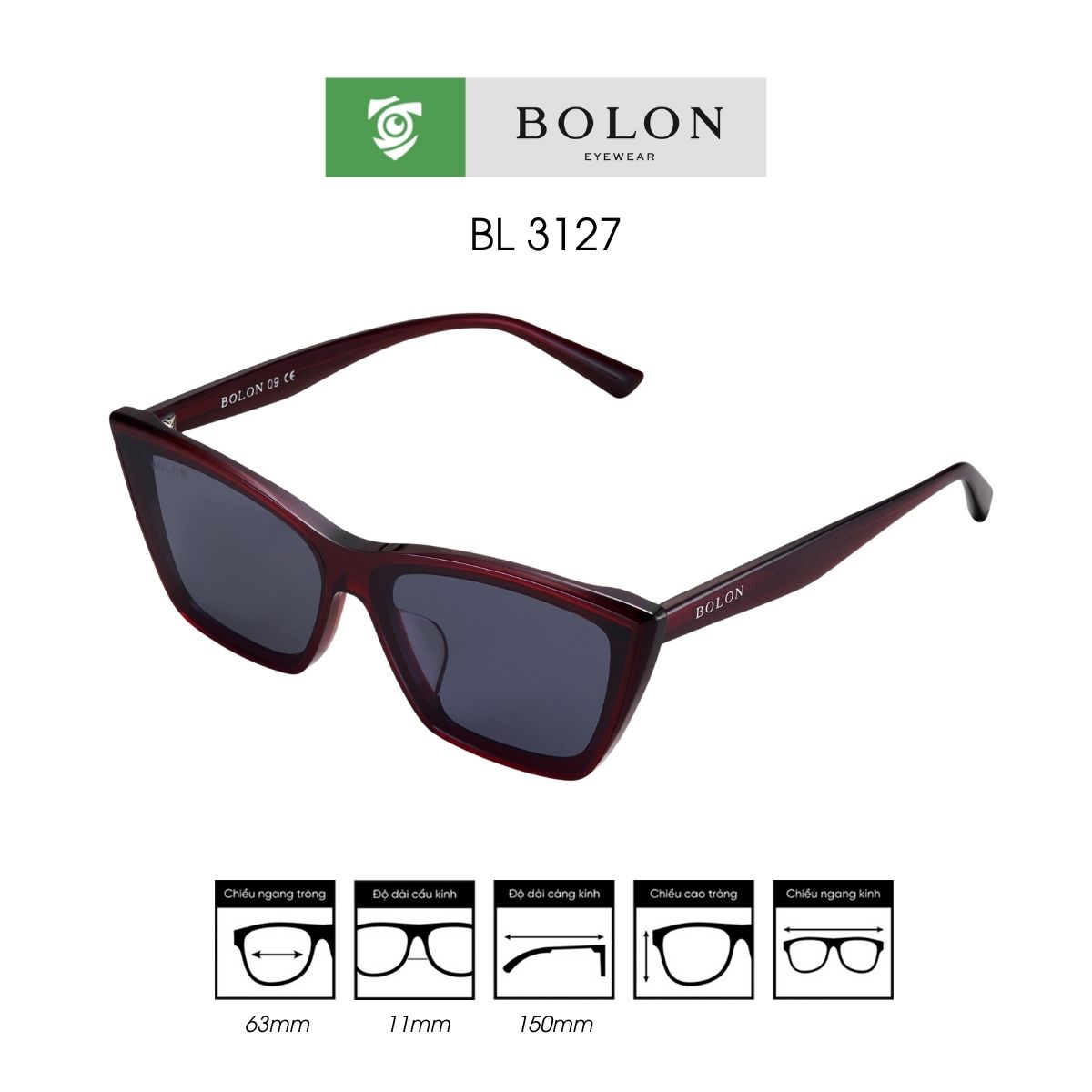 Kính mát BOLON BL3127 - Ảnh 2