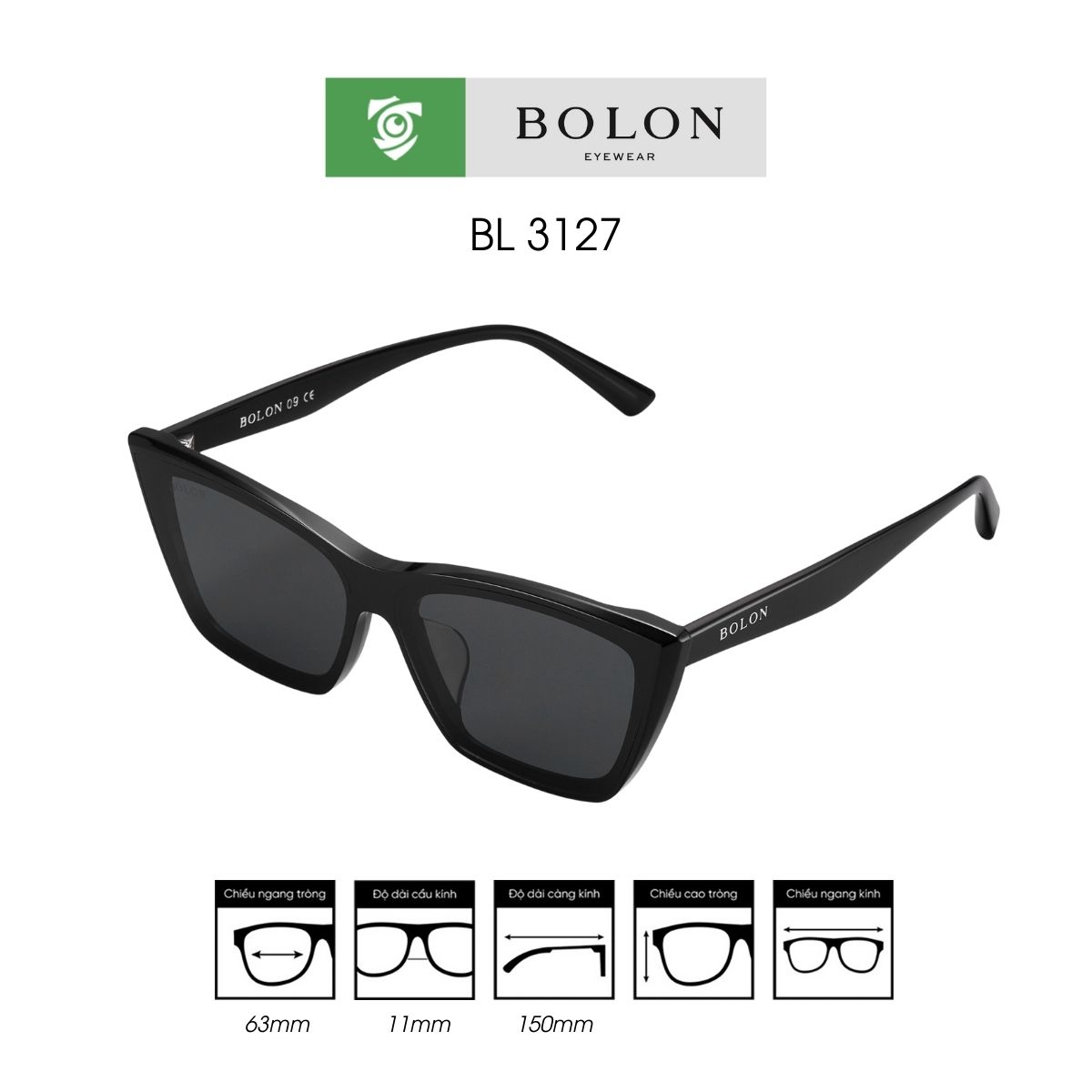 Kính mát BOLON BL3127 - Ảnh 1