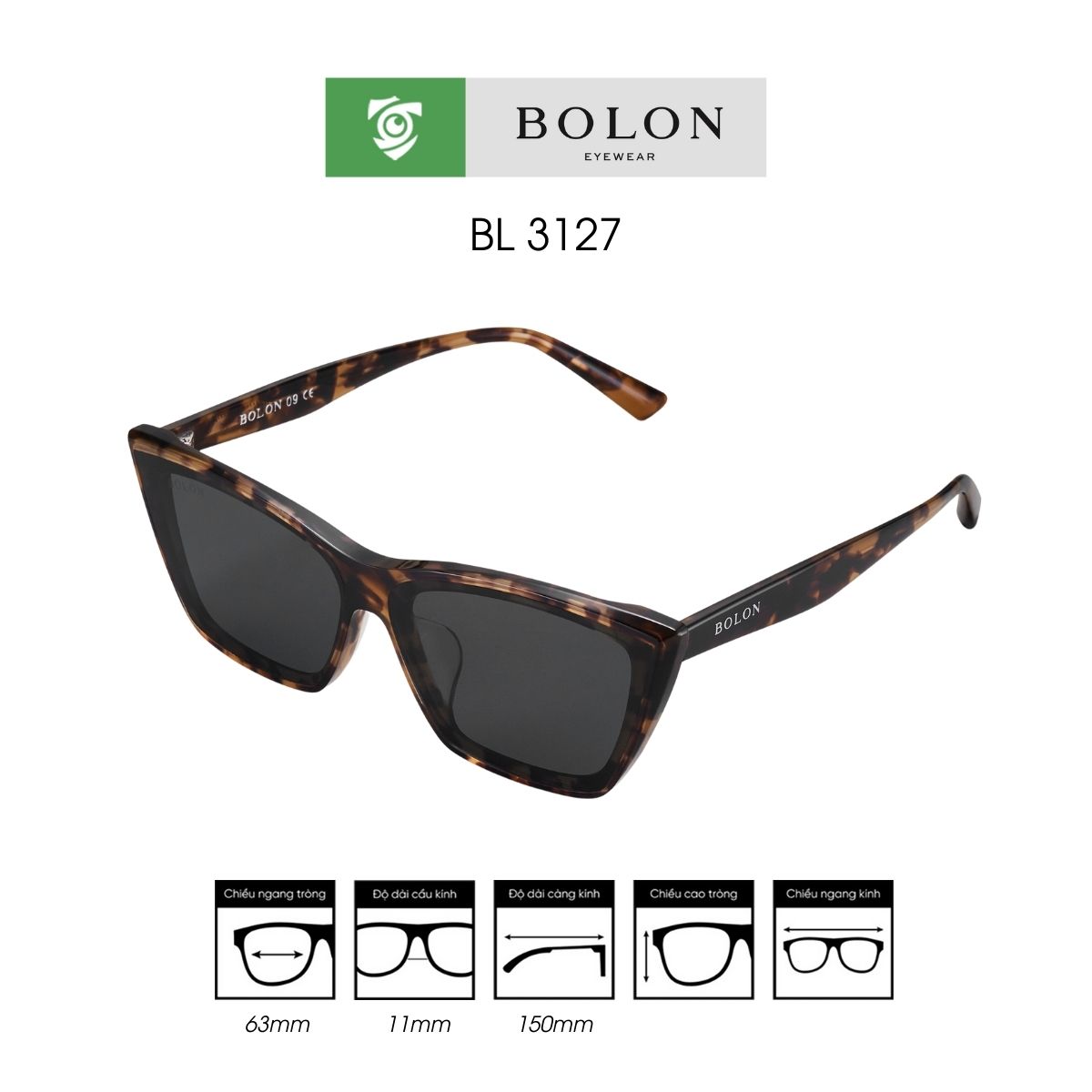 Kính mát BOLON BL3127 - Ảnh 3