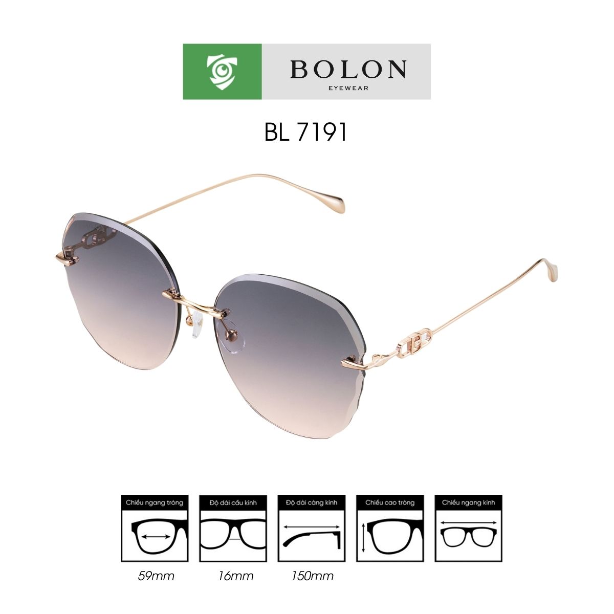 Kính mát BOLON BL7191 - Ảnh 1