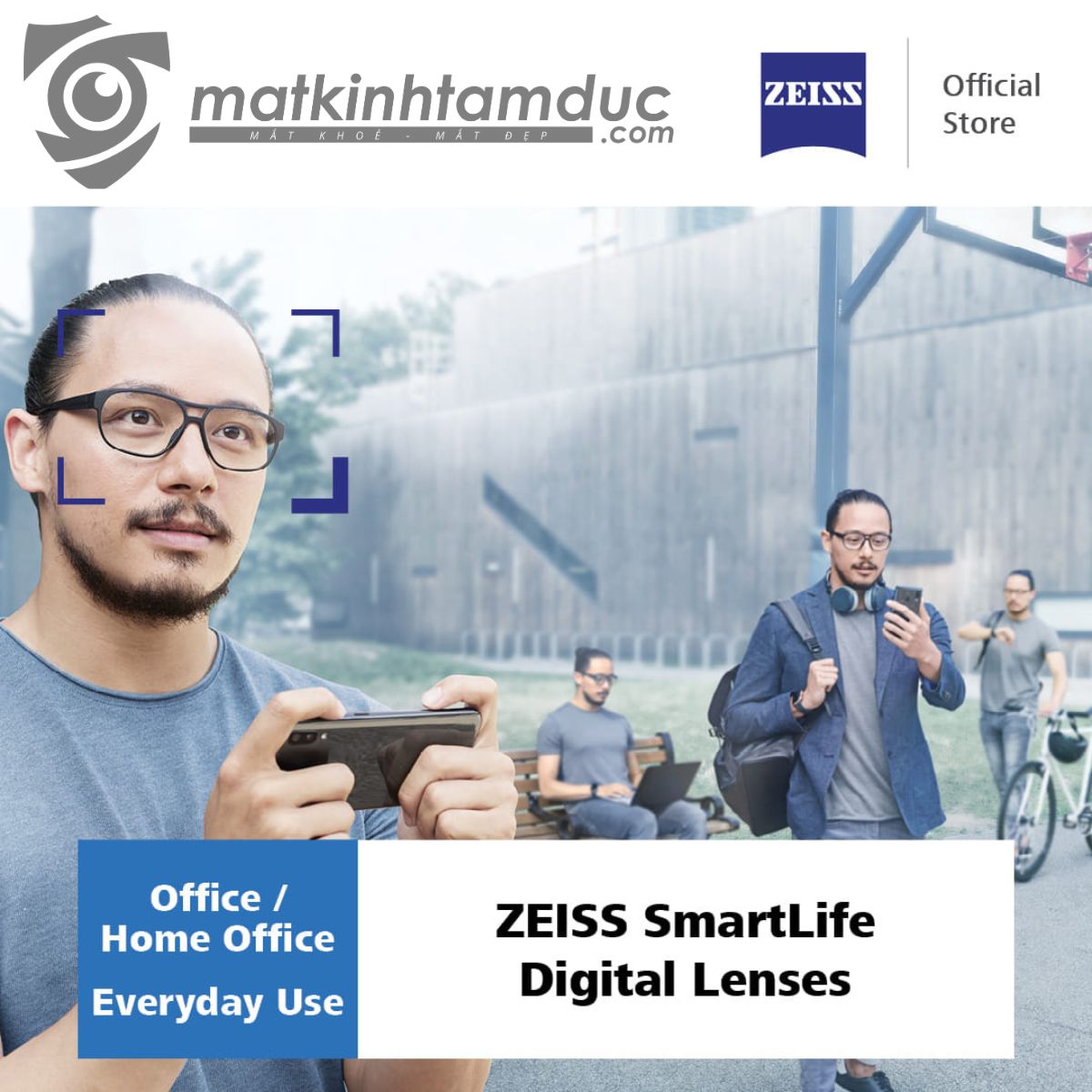 Tròng kính đa tròng ZEISS SmartLife Pure - Ảnh 23