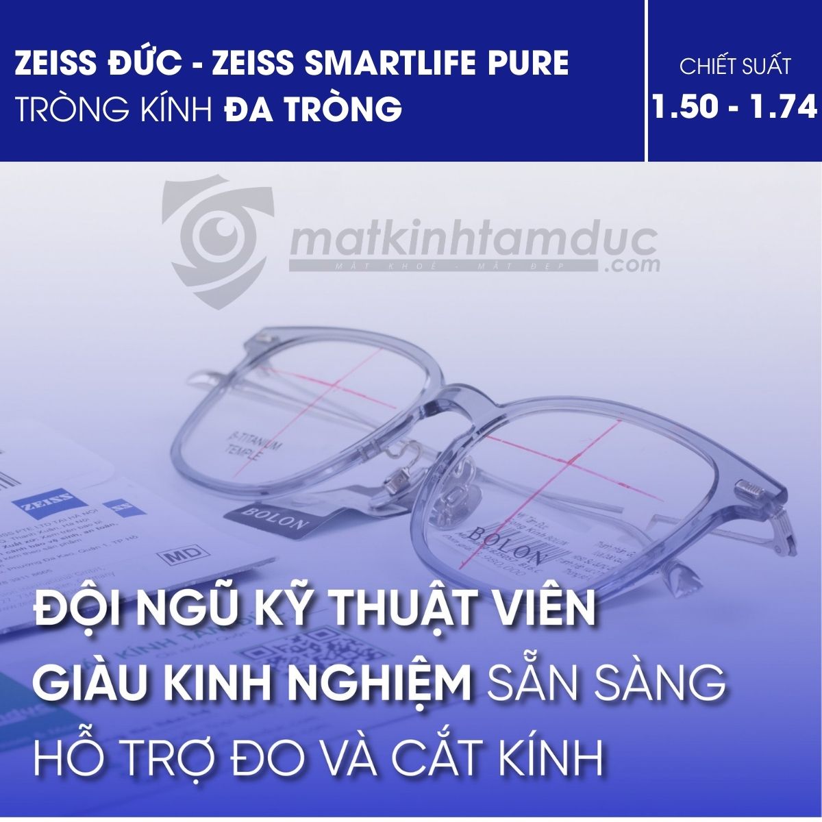 Tròng kính đa tròng ZEISS SmartLife Pure - Ảnh 9