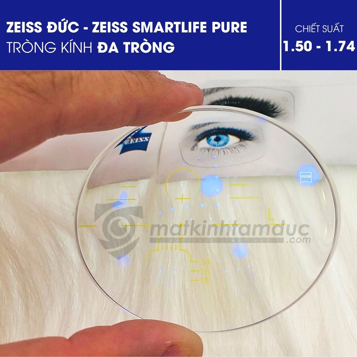 Tròng kính đa tròng ZEISS SmartLife Pure - Ảnh 7