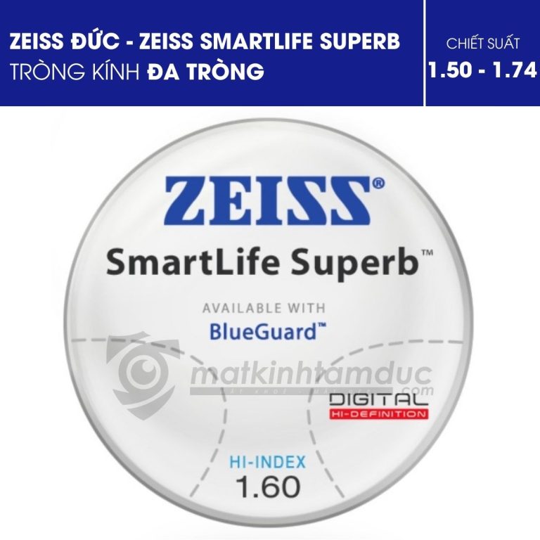Tròng kính đa tròng ZEISS SmartLife Superb - Ảnh 1