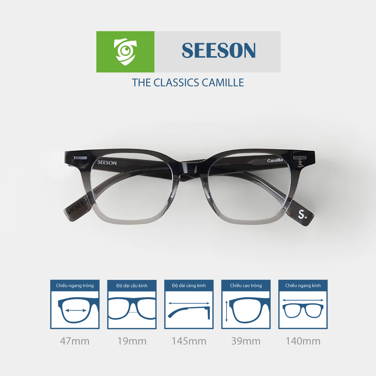 Gọng kính SEESON CAMILLE - Ảnh 13