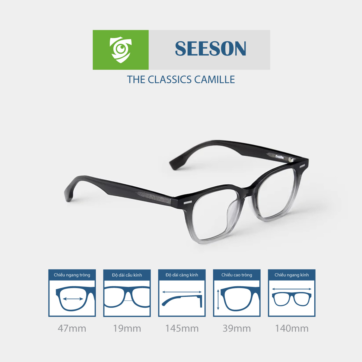 Gọng kính SEESON CAMILLE - Ảnh 12