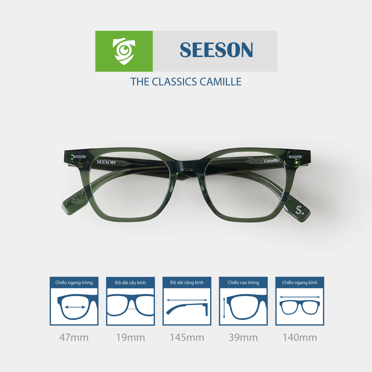 Gọng kính SEESON CAMILLE - Ảnh 10