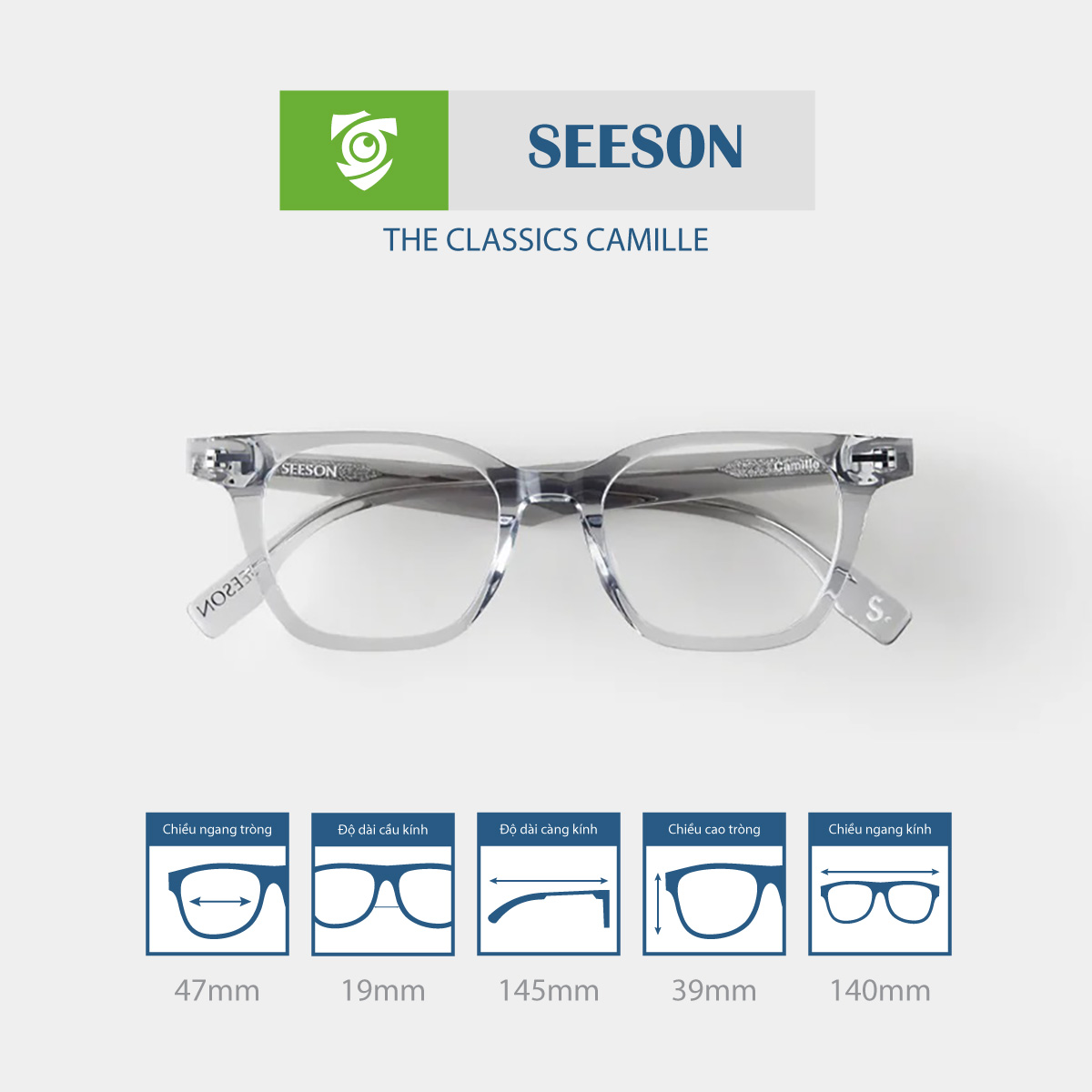 Gọng kính SEESON CAMILLE - Ảnh 4