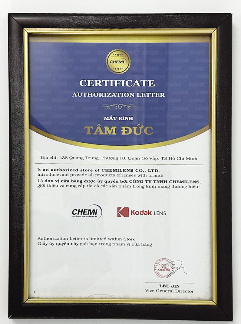Tròng kính Đơn tròng đánh Chemi Single Vision Lens - Ảnh 5