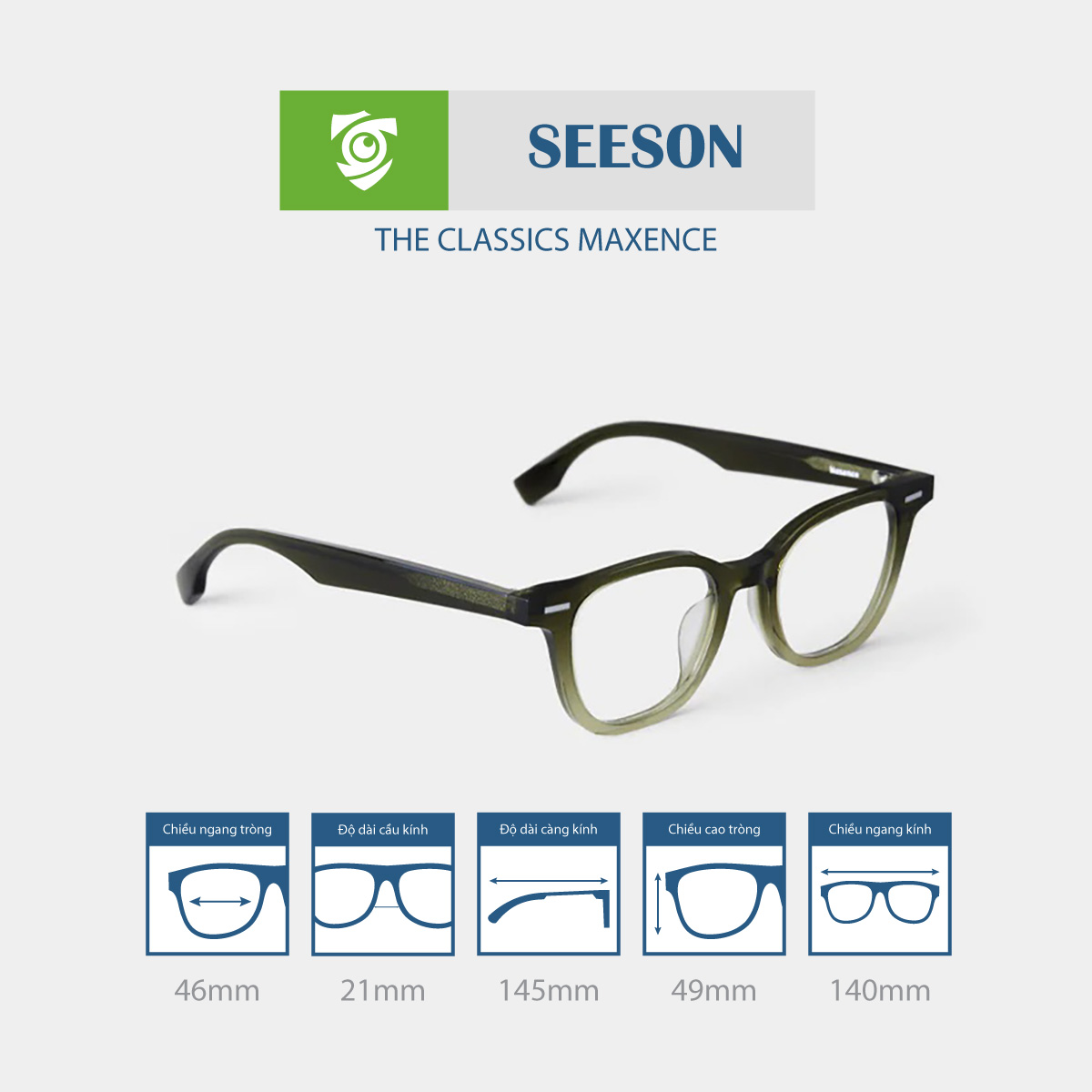 Gọng kính SEESON MAXENCE - Ảnh 12