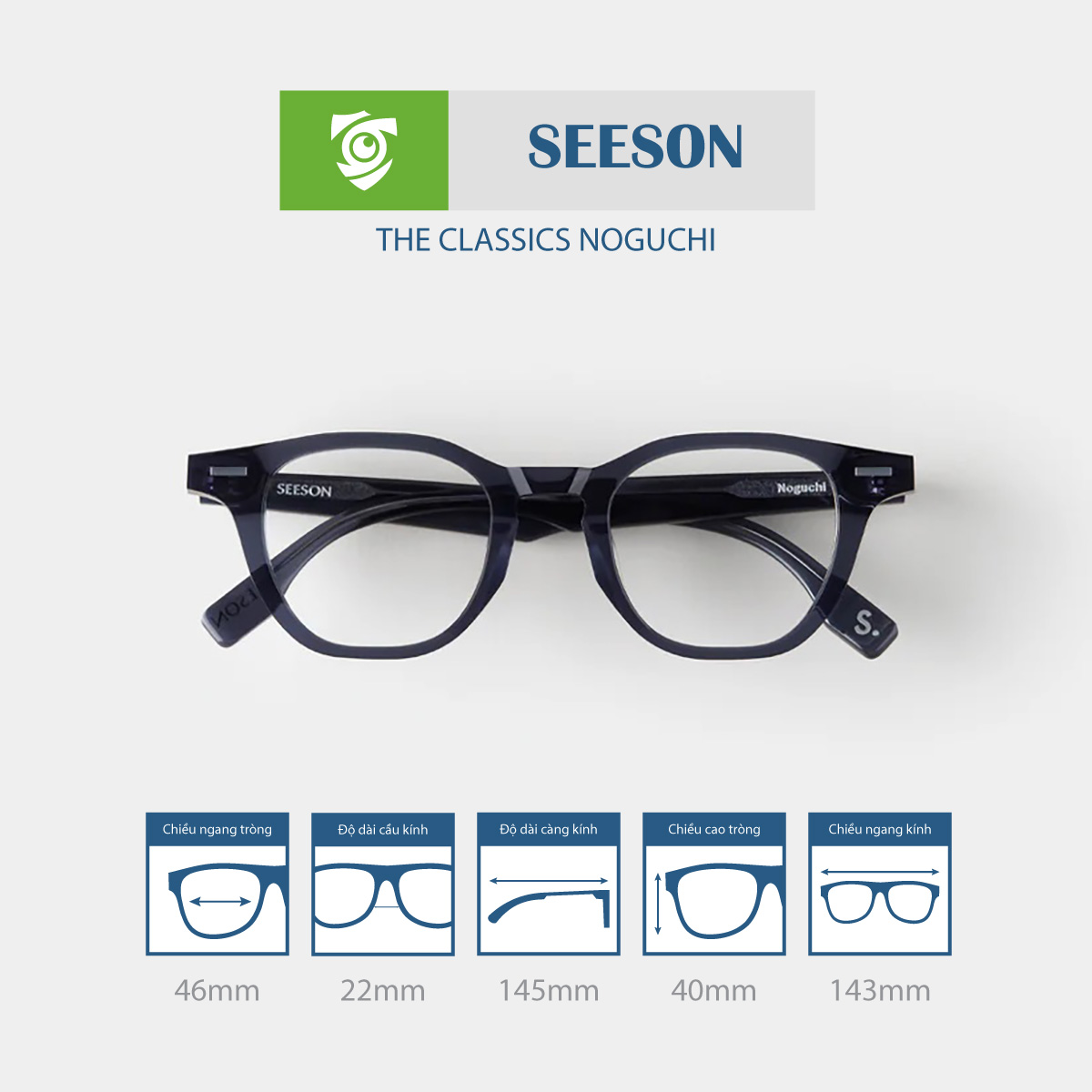 Gọng kính SEESON NOGUCHI - Ảnh 7