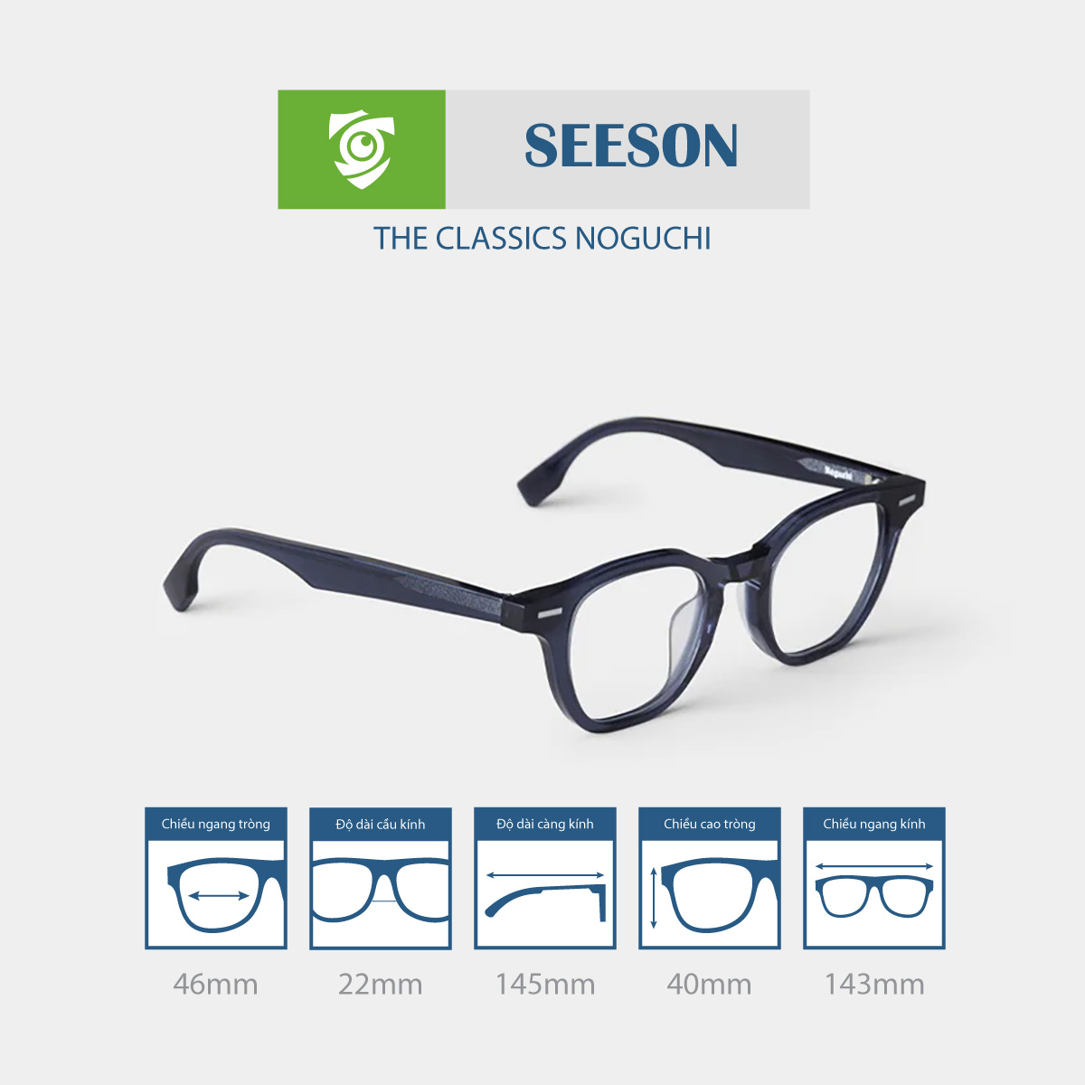 Gọng kính SEESON NOGUCHI - Ảnh 6