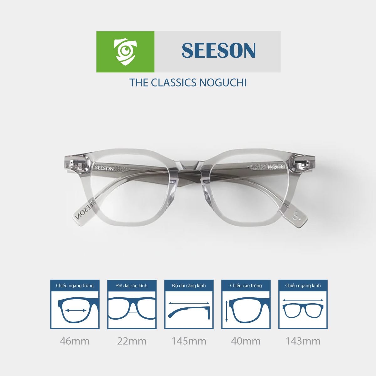 Gọng kính SEESON NOGUCHI - Ảnh 13