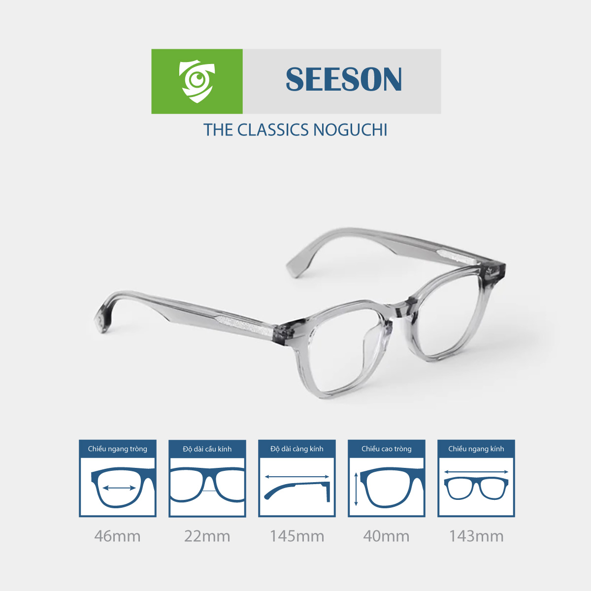 Gọng kính SEESON NOGUCHI - Ảnh 12