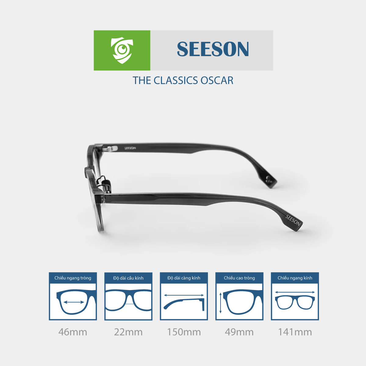 Gọng kính SEESON OSCAR - Ảnh 13