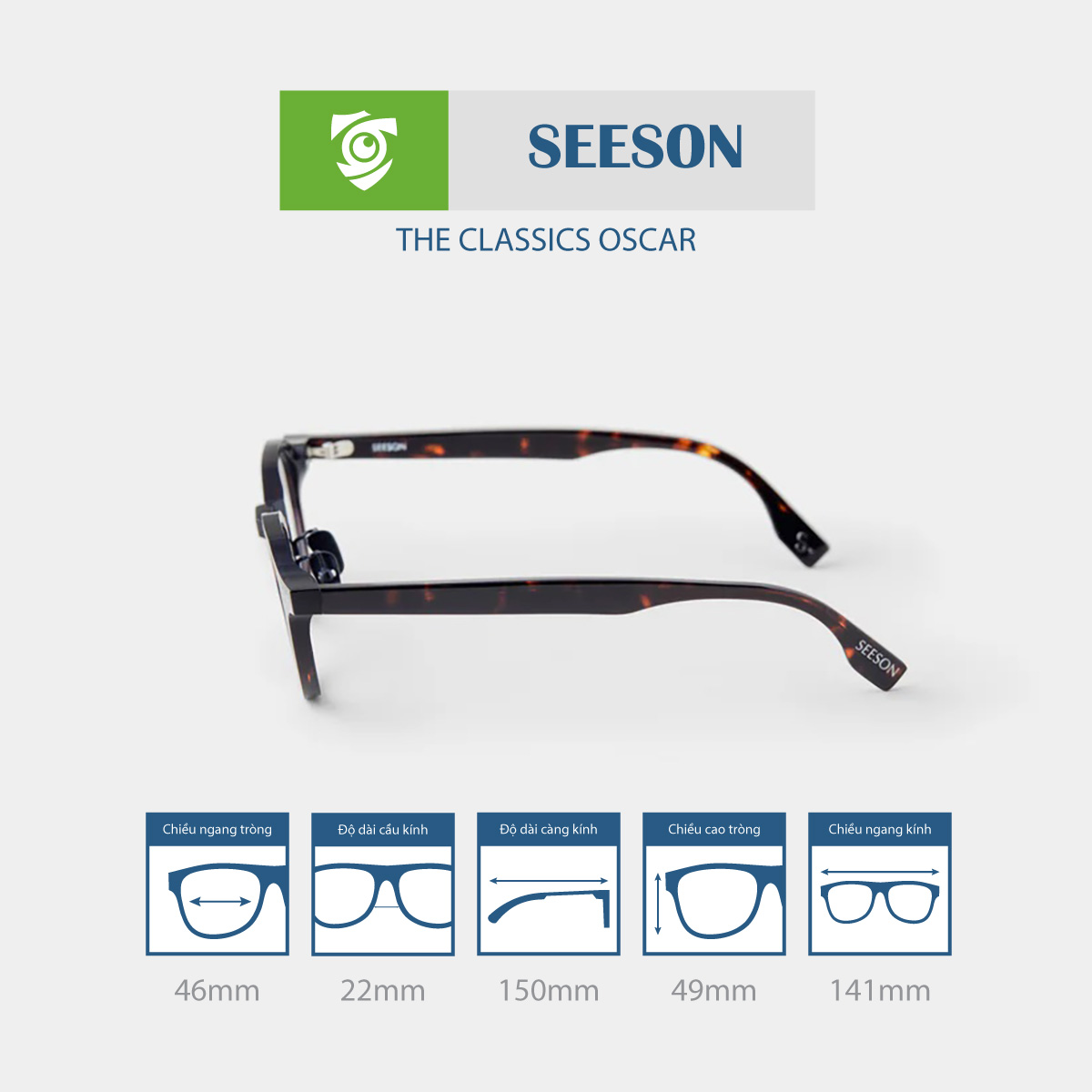 Gọng kính SEESON OSCAR - Ảnh 10