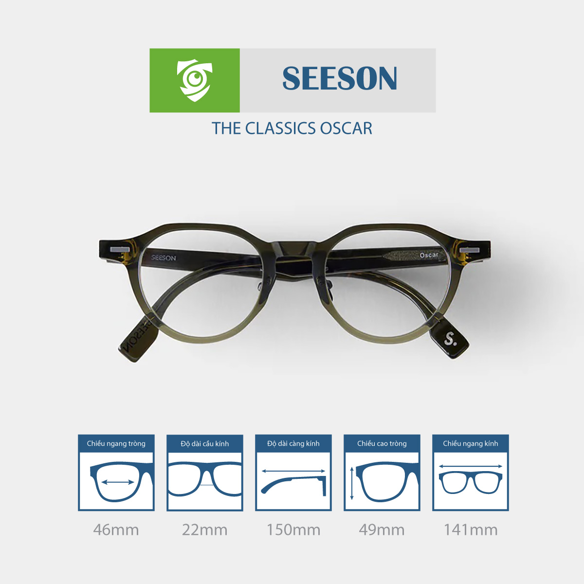 Gọng kính SEESON OSCAR