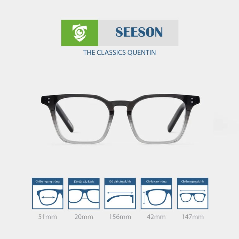 Gọng kính SEESON QUENTIN - Ảnh 5