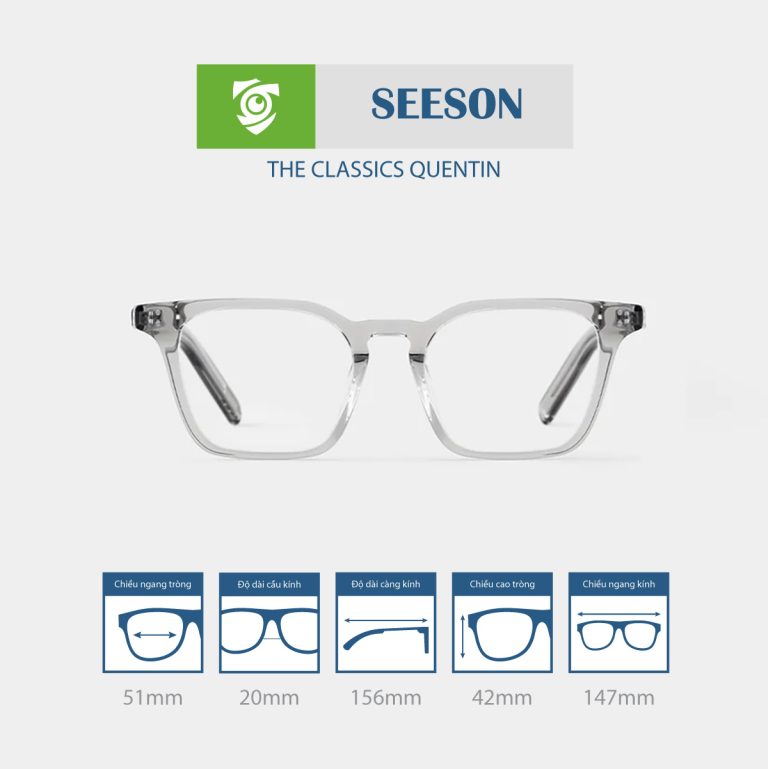 Gọng kính SEESON QUENTIN - Ảnh 2