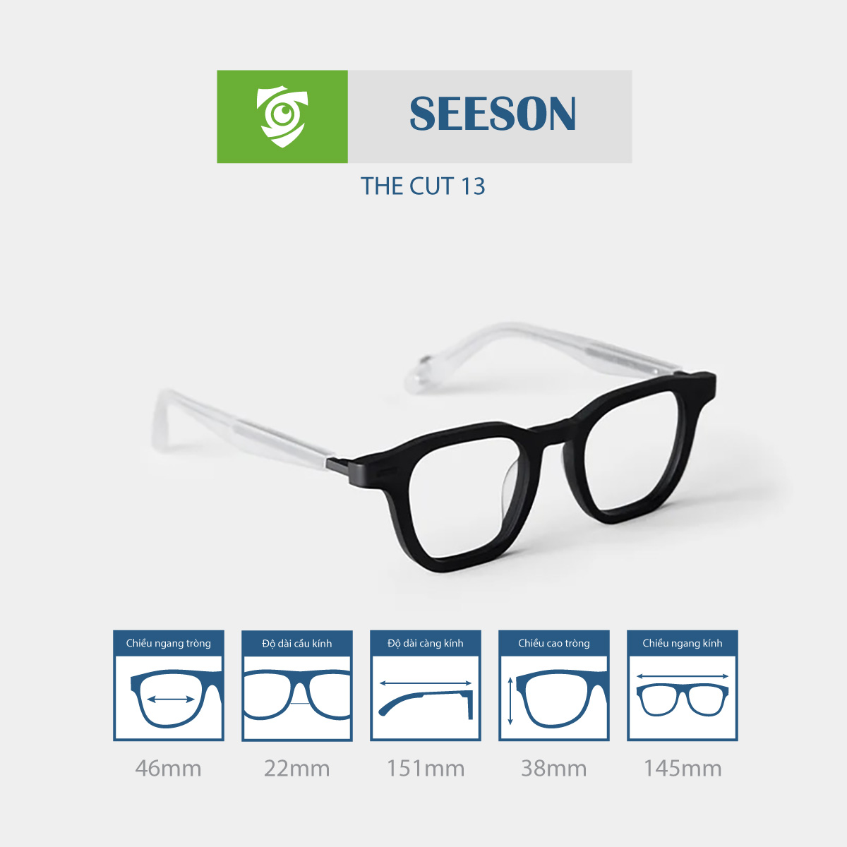 Gọng kính SEESON THE CUT 13 - Ảnh 14