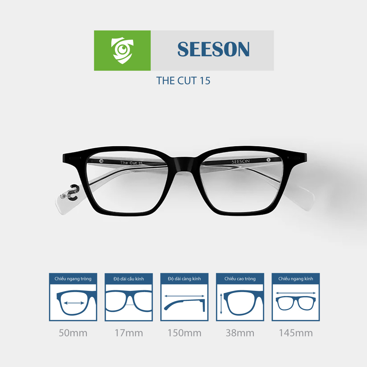 Gọng kính SEESON THE CUT 15 - Ảnh 1