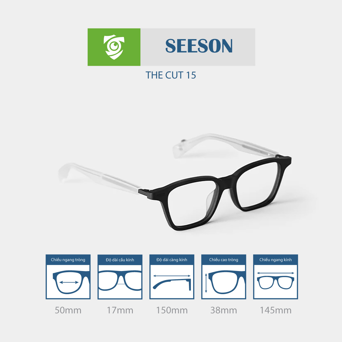 Gọng kính SEESON THE CUT 15 - Ảnh 14