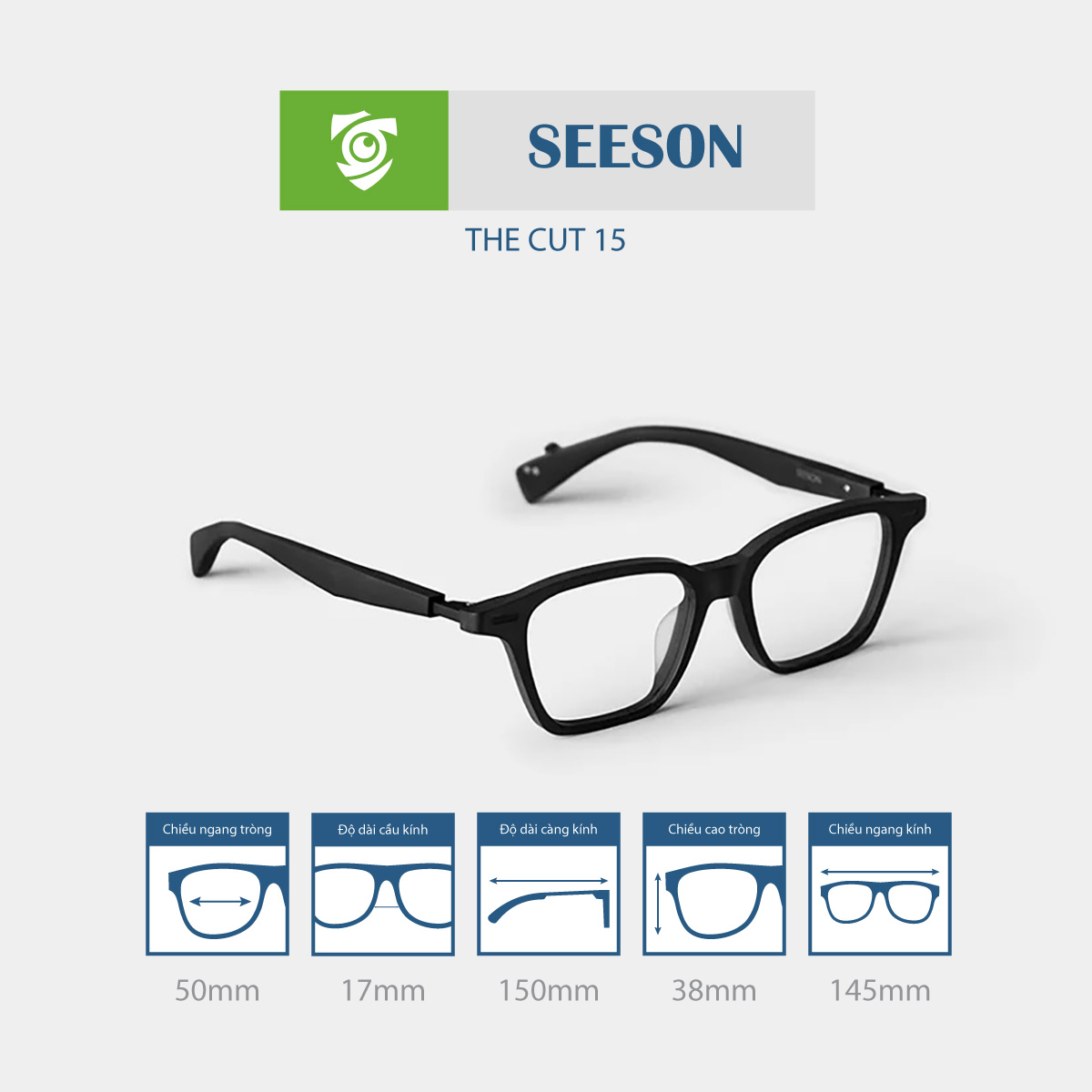 Gọng kính SEESON THE CUT 15 - Ảnh 12