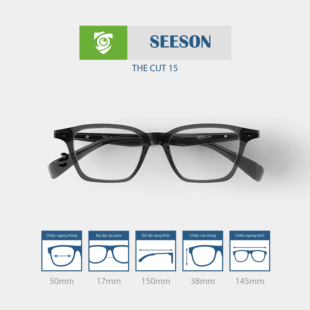 Gọng kính SEESON THE CUT 15 - Ảnh 11
