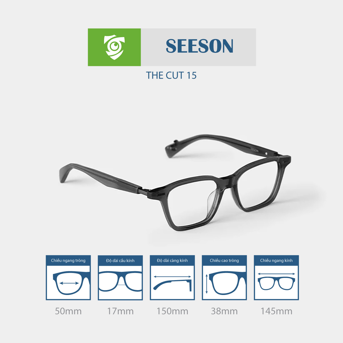 Gọng kính SEESON THE CUT 15 - Ảnh 10