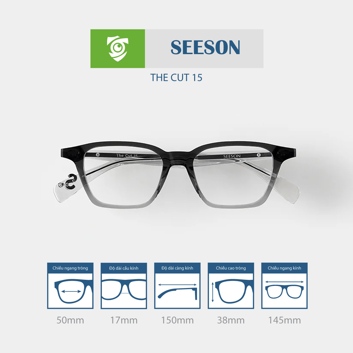 Gọng kính SEESON THE CUT 15 - Ảnh 9
