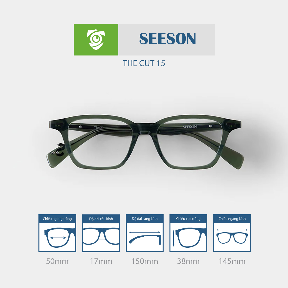 Gọng kính SEESON THE CUT 15 - Ảnh 7