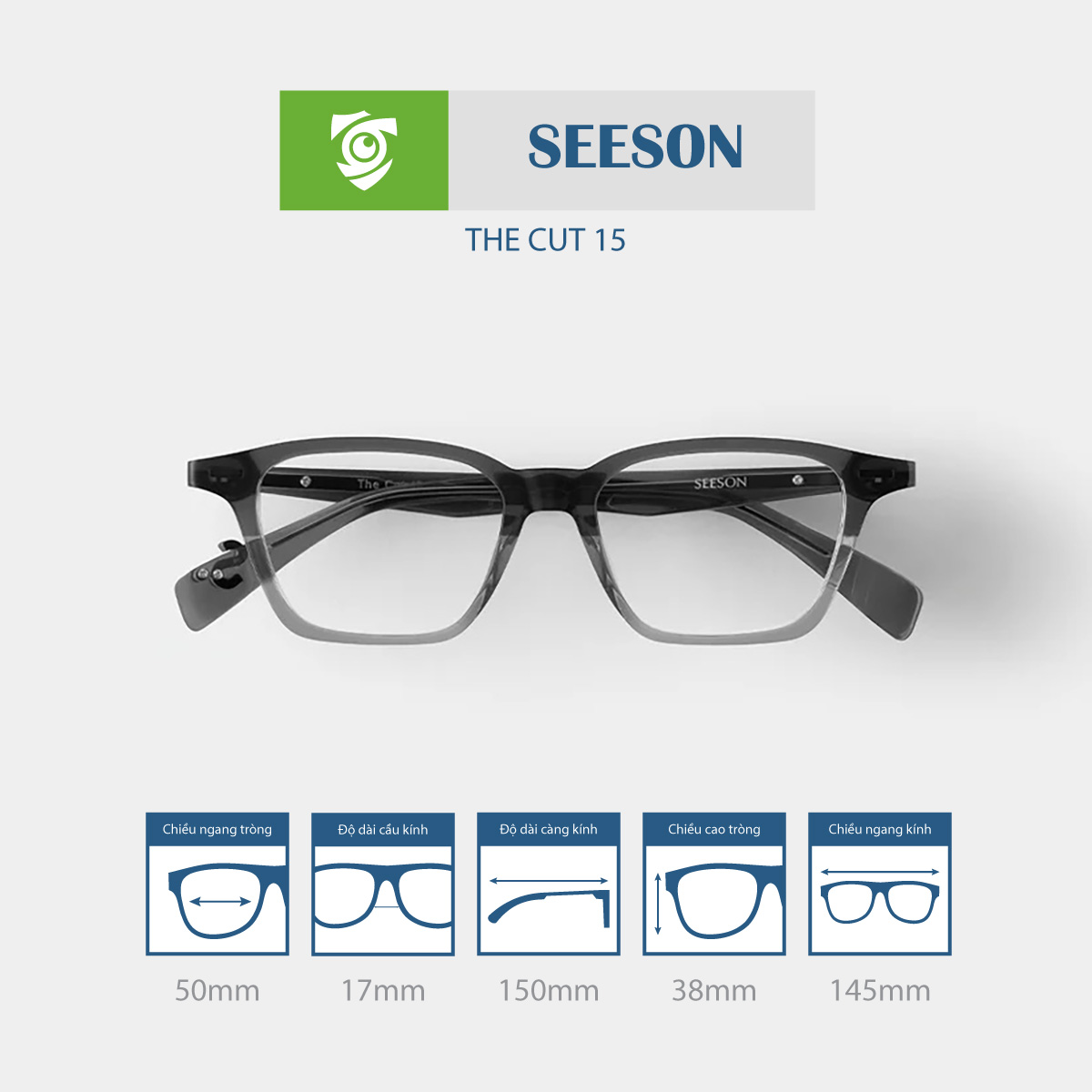 Gọng kính SEESON THE CUT 15 - Ảnh 5