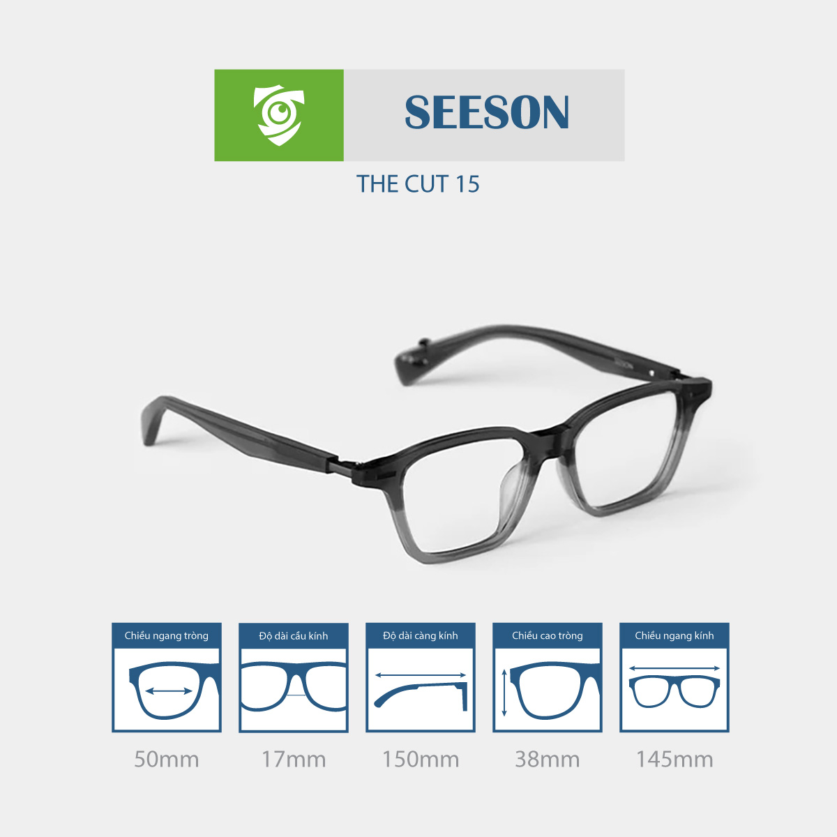 Gọng kính SEESON THE CUT 15 - Ảnh 4