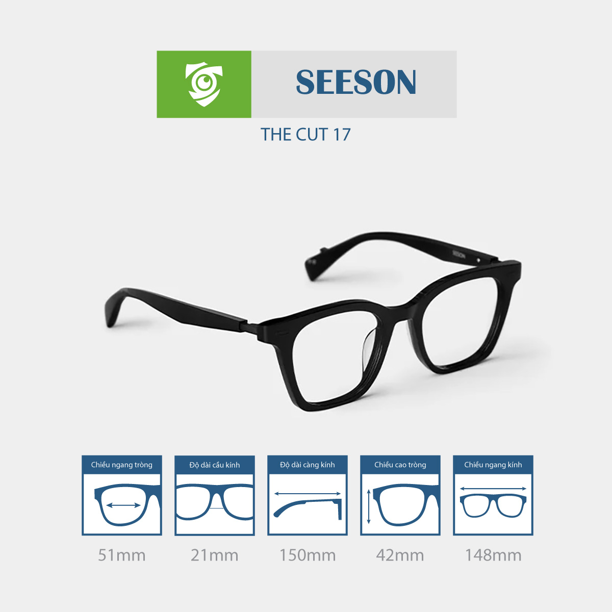 Gọng kính SEESON THE CUT 17 - Ảnh 8