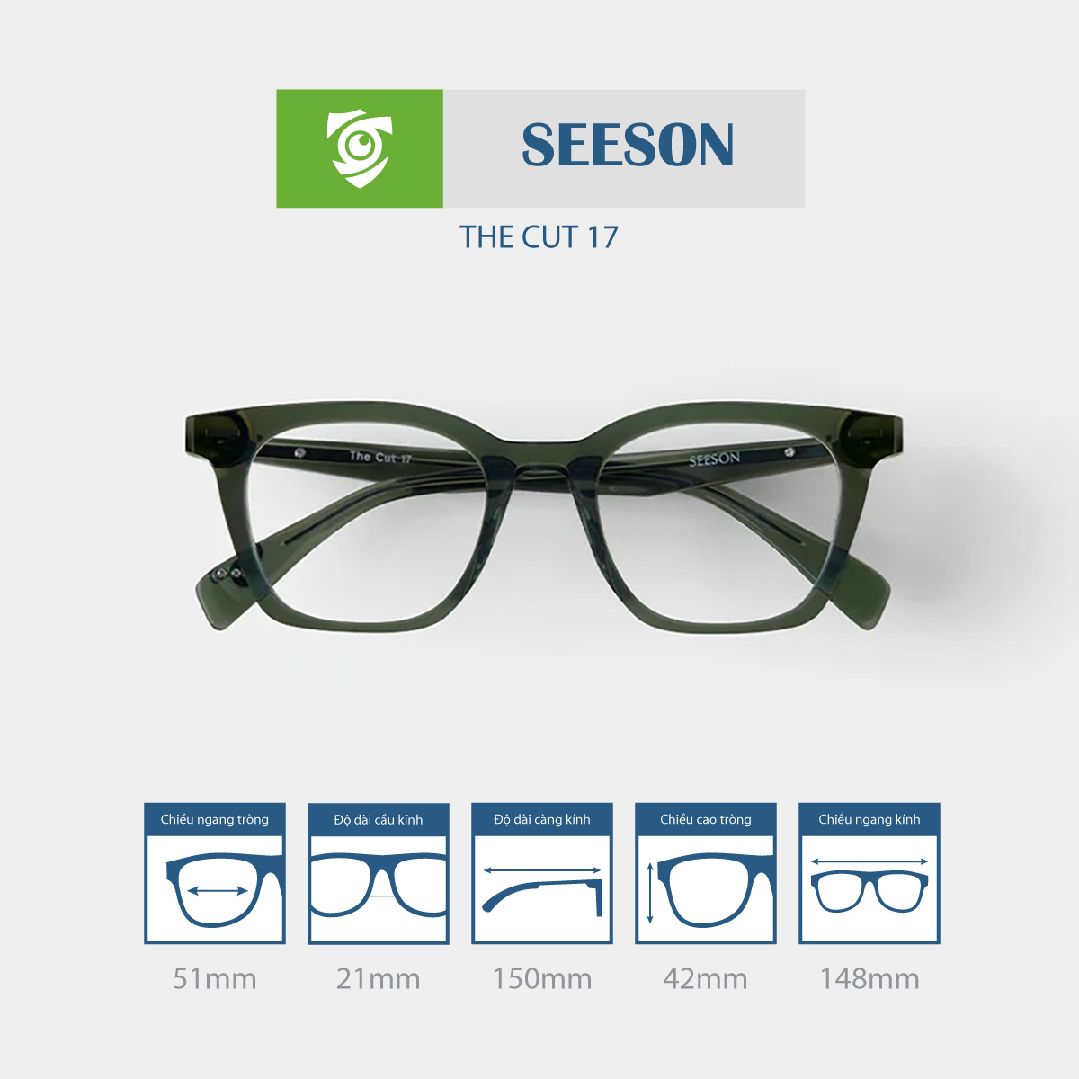 Gọng kính SEESON THE CUT 17 - Ảnh 3