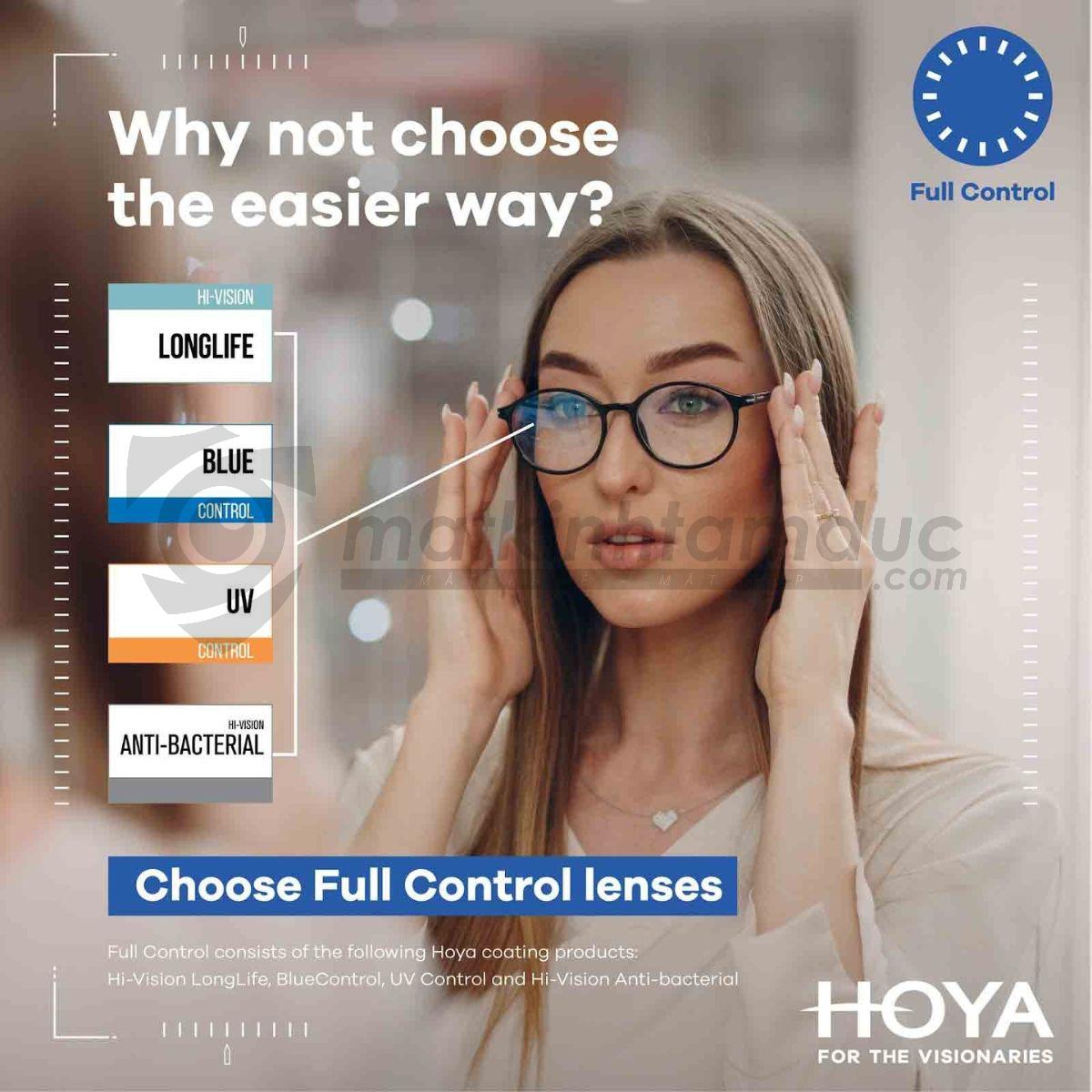 Tròng Kính Chống Bể HOYA Phoenix Full Control 1.53 Trivex - Ảnh 4