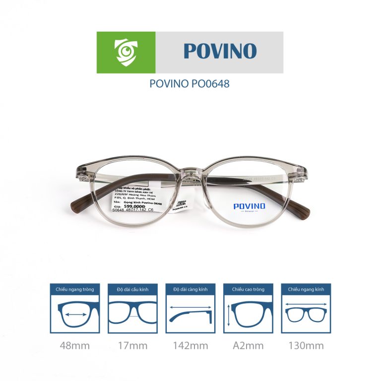 Gọng kính trẻ em POVINO PO0648 - Ảnh 6