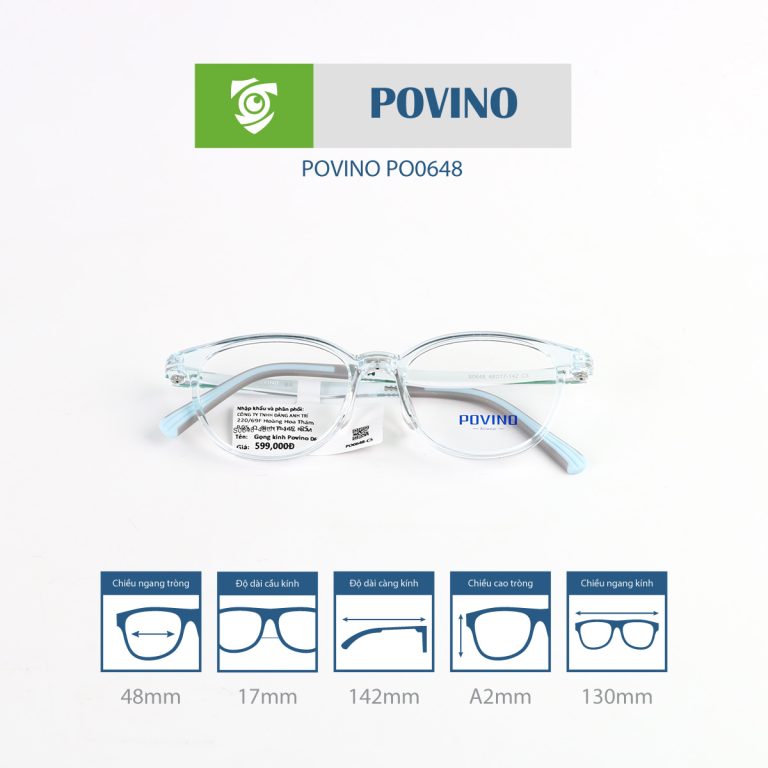 Gọng kính trẻ em POVINO PO0648 - Ảnh 4